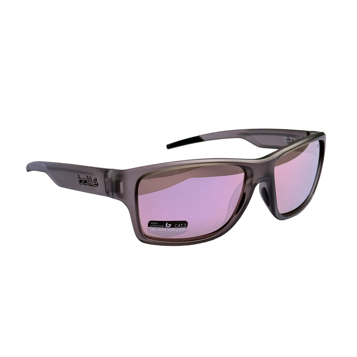 Bollé STRIX – Black Crystal Matte / Brown Pink Polarized
